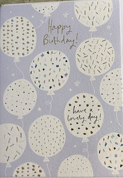 Have a Lovely Day (Balloons) birthday card