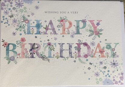 A Very Happy Birthday birthday card