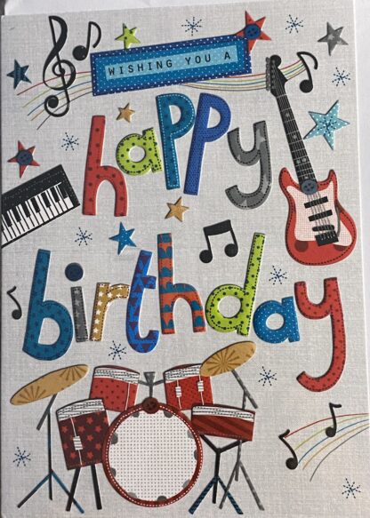 Birthday Beat birthday card