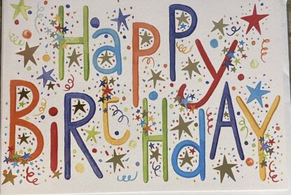 Happy Birthday Stars card