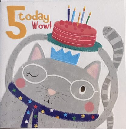 Today You’re Five birthday card