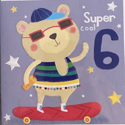 Today You’re Six birthday card