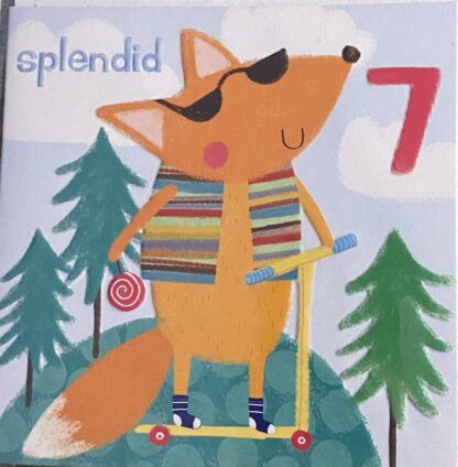 Today You’re Seven birthday card