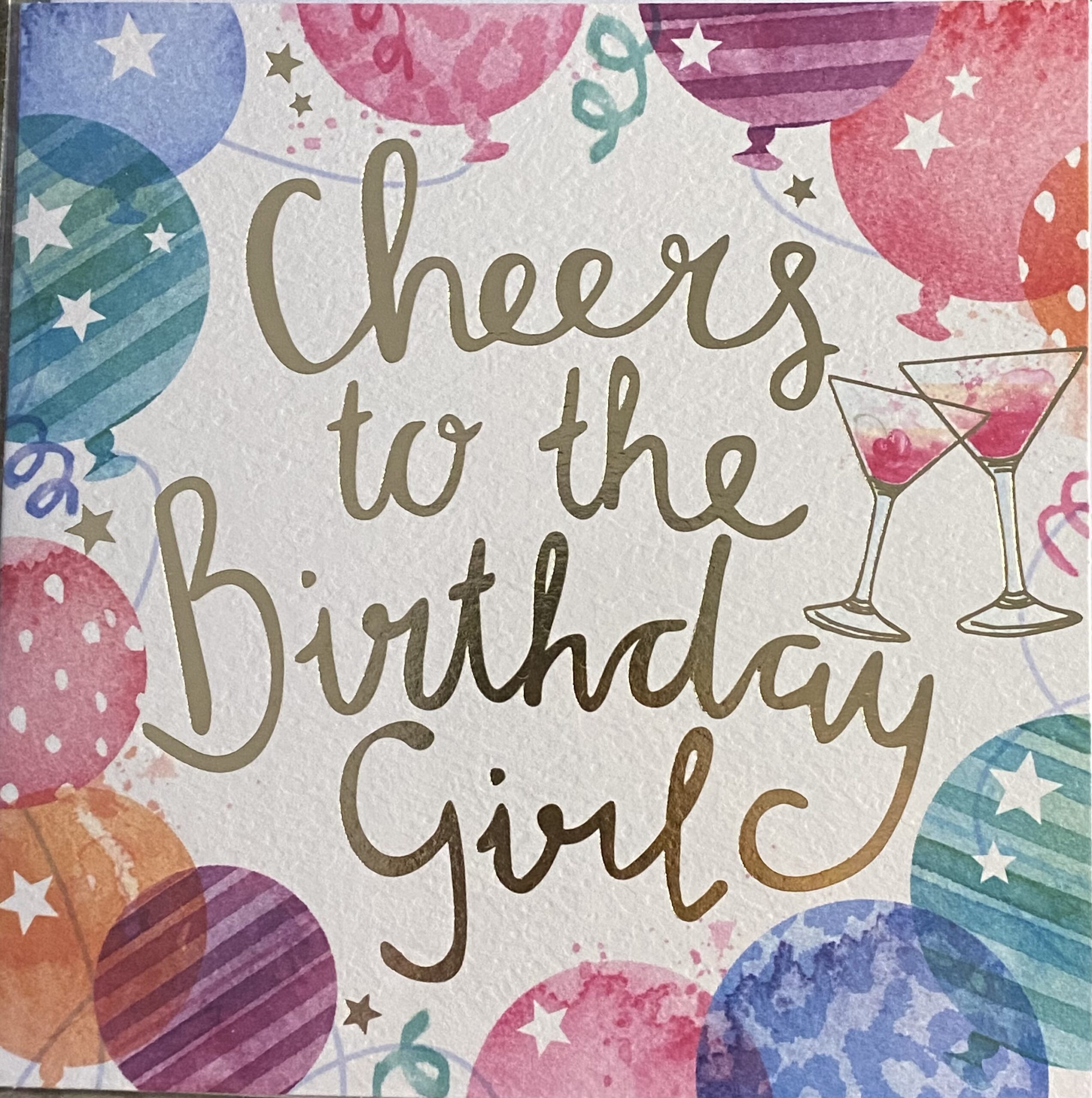 Cheers to the Birthday Girl birthday card - Cari’s Cards