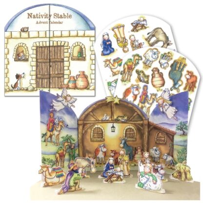 Nativity Stable advent calendar