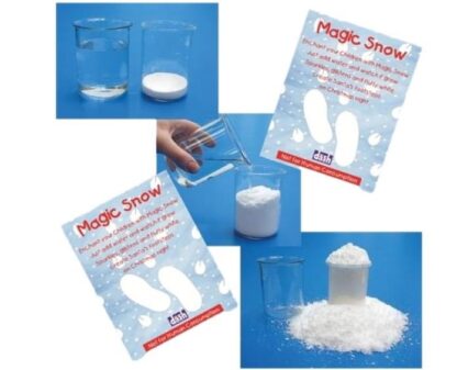 Magic Snow decoration craft child safe snow for footprints and more
