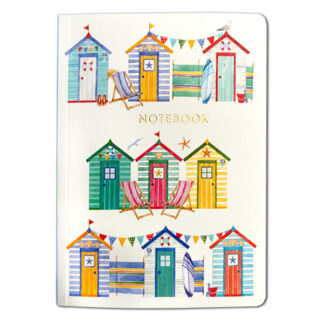 Beach Huts A6 notebook