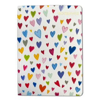 Hearts A6 notebook