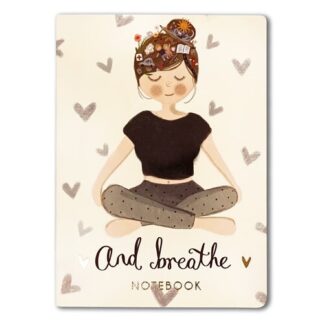 And Breathe A6 notebook