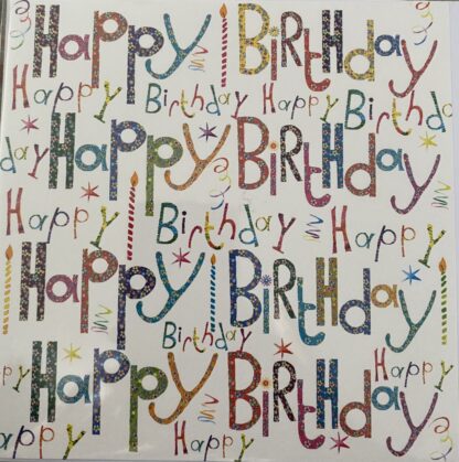 A big Happy Birthday birthday card