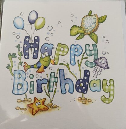 Under the Sea (Happy Birthday) card
