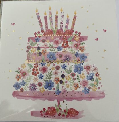 Big Glorious Cake! Birthday card