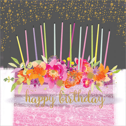 Pink Cake (Happy Birthday) card