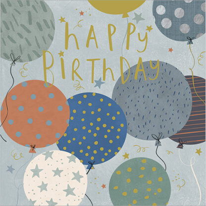 Big Balloons (Happy Birthday) birthday card