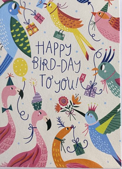 Happy Bird-day to You birthday card