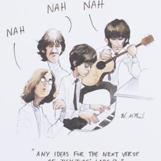 Humor Blank Card - Next Verse - The Beatles