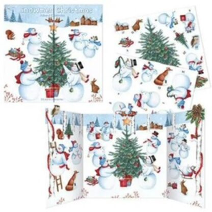 Snowmen Christmas advent calendar
