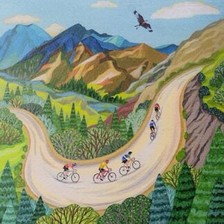 Cycling greetings card for birthday, cycling fan