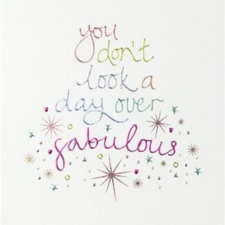 Day Over Fabulous Happy Birthday card