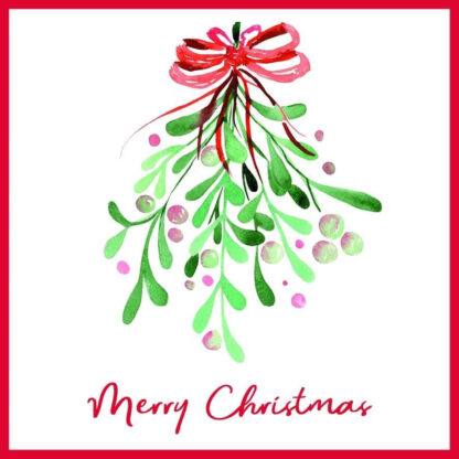 Mistletoe Christmas cards
