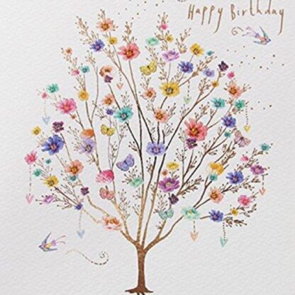 Greetings Card - Birthday - Tree - From The Lemon Sorbet Range