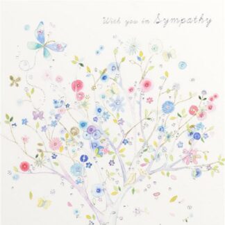 Sympathy greetings card thinking of you card