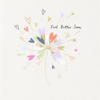 Get well greetings card