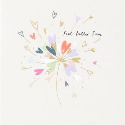 Get well greetings card