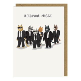 Reservoir Moggs humorous greetings card