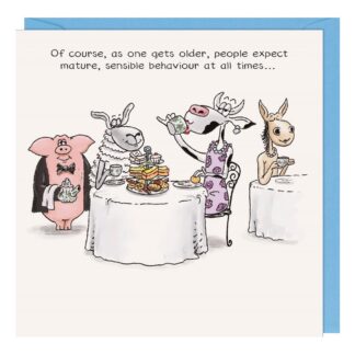 Surprise Them Happy Birthday card Funny Farm Humorous card