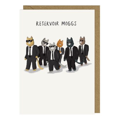 Reservoir Moggs humorous greetings card