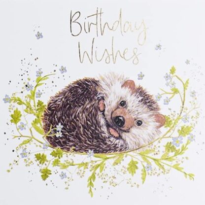 Hedgehog Birthday Card