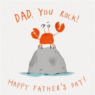 Father’s Day card You Rock for dad