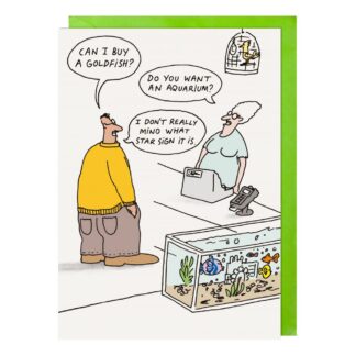 Happy Birthday Card Pet Shop Star Sign Humour Joke Funny Open Male Female