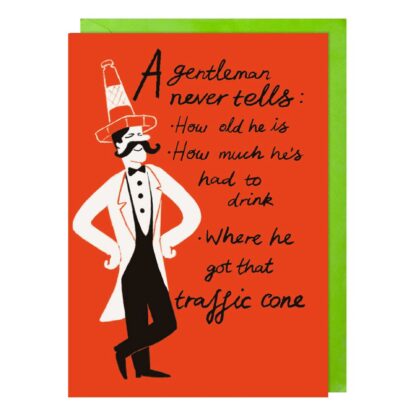 A gentleman Happy Birthday card for man father uncle nephew