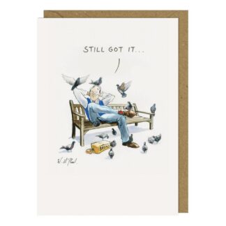 Still got it greetings card for male female
