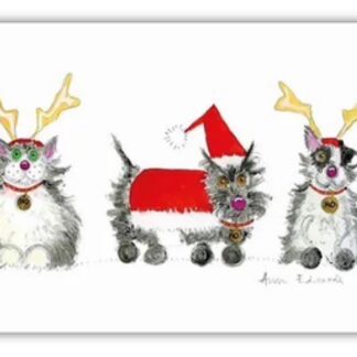 Santas little helpers Christmas cards pack of 8