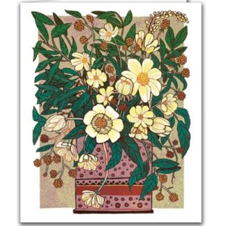 Bouquet greetings card blank inside floral birthday card blank inside